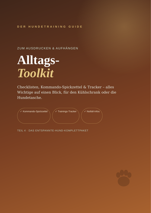 Der Hunde-Alltag Toolkit – Checklisten, Kommando-Spickzettel & Tracker | eBook
