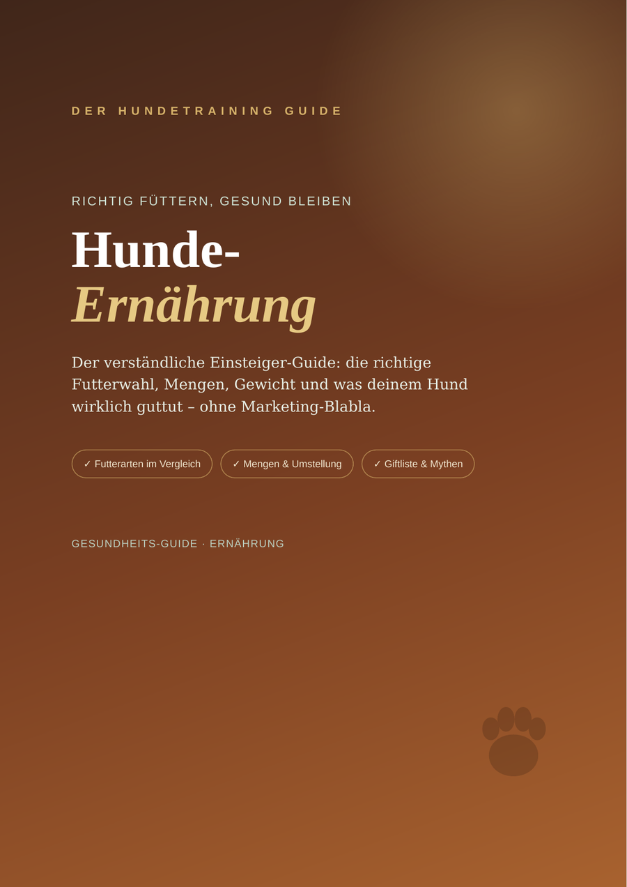 Hunde-Ernährung – Der verständliche Guide: richtig füttern & gesund bleiben | eBook